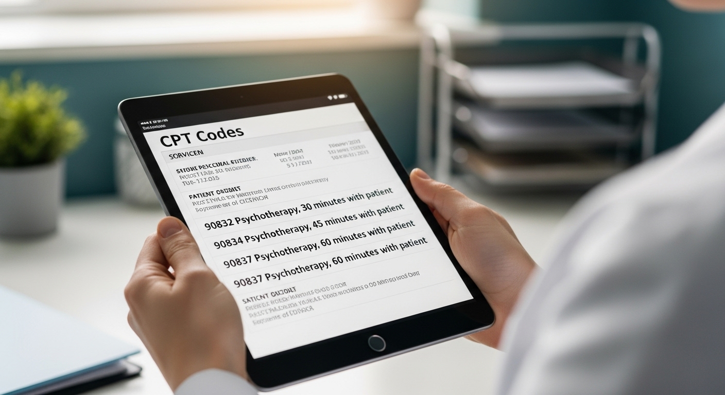 mental health CPT codes