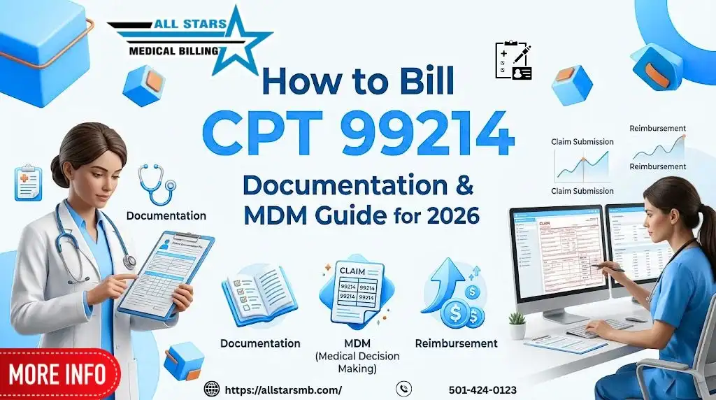 How to Bill CPT 99214 Correctly: Documentation & MDM Guide for 2026